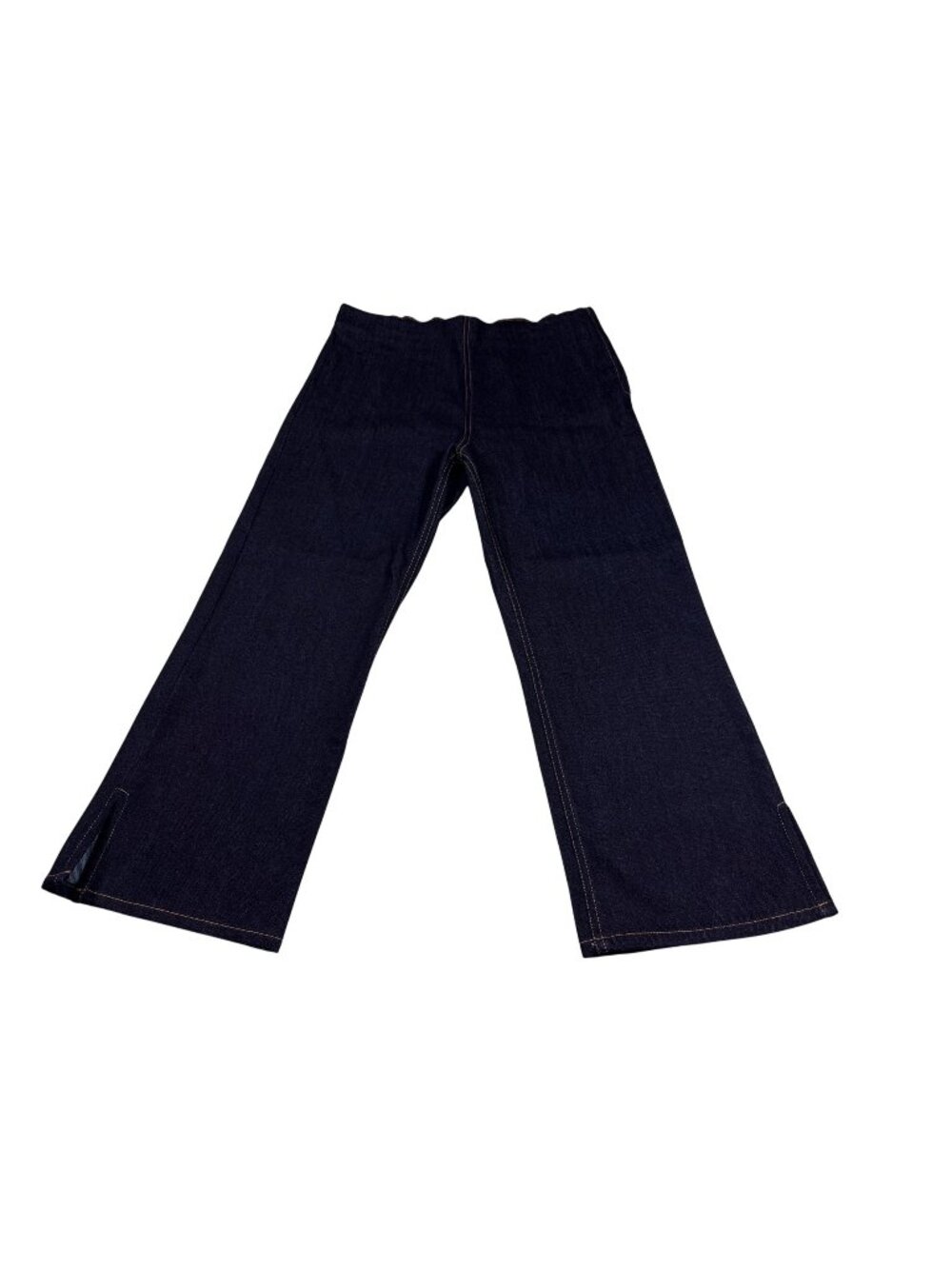 Vici Large Dark Wash Denim Pants Straight-Leg Style Great Stretch (Z560)